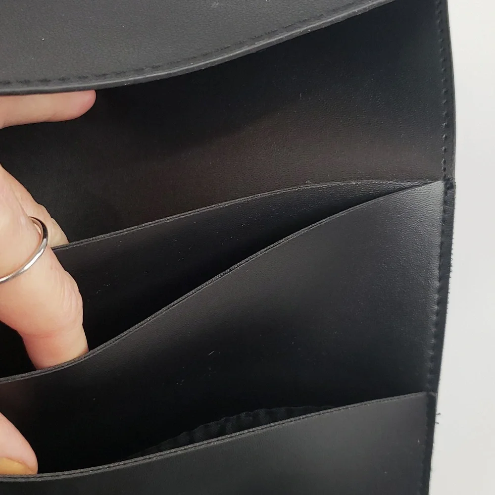 Glass Ladder & Co. Megan Portfolio Organizer Clutch in Black